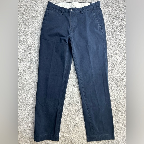 Polo Ralph Lauren Other - Polo Ralph Lauren Pants Mens 33 x 32 Chino Navy Blue Classic Fit Business Church